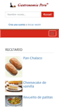 Mobile Screenshot of gastronomiaperu.com