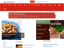 Tablet Screenshot of gastronomiaperu.com